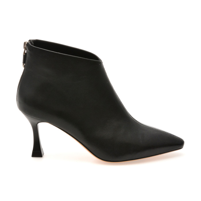 Botine elegante EPICA negre, 62269, din piele naturala