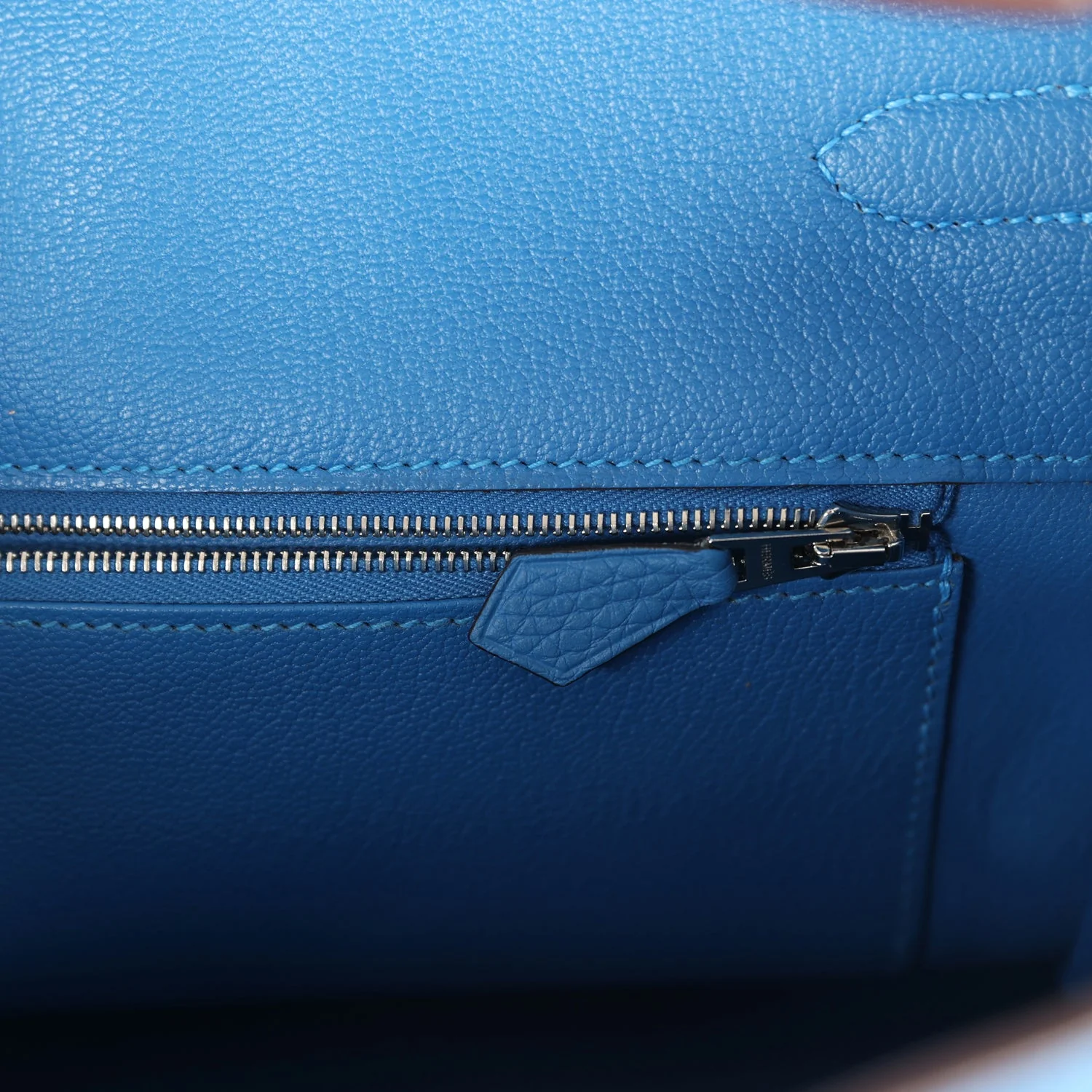 Hermes Birkin 35 Mykonos Clemence Palladium Hardware