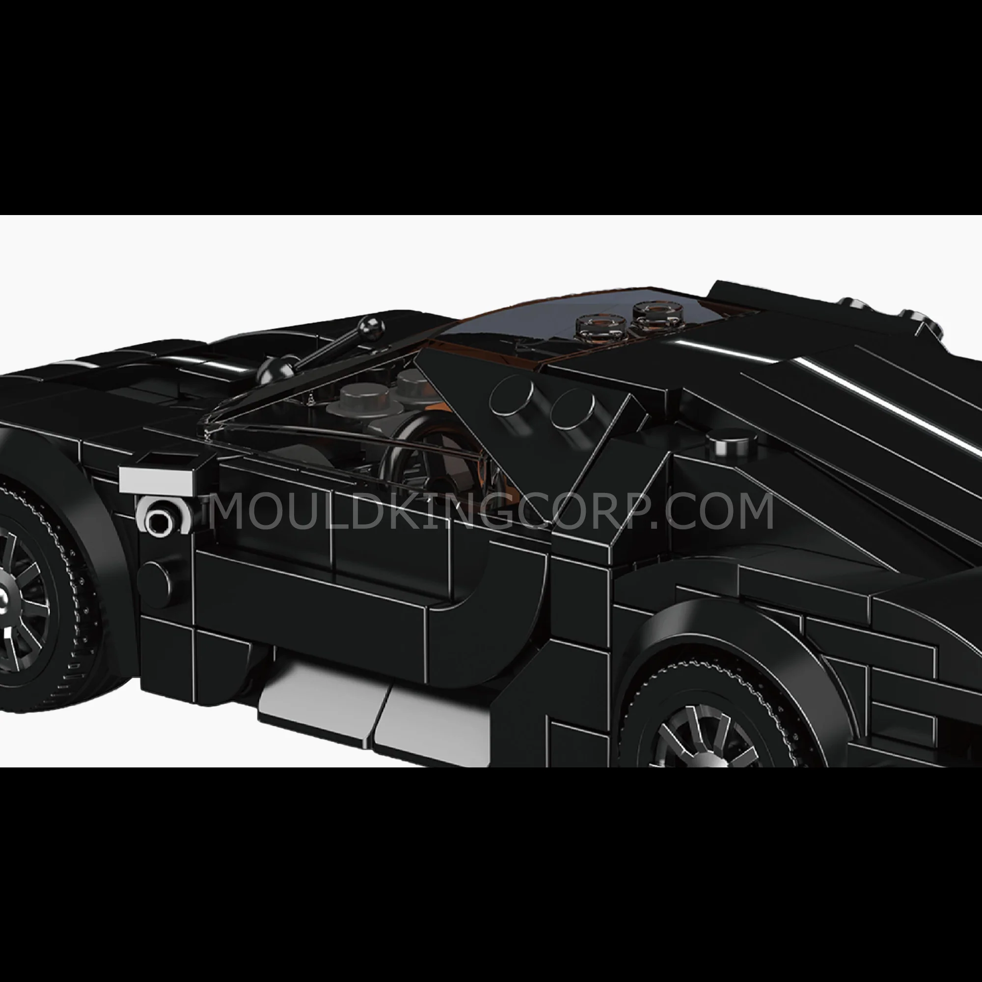 Mould King 27096 La Voiture Noire Supercar Building Set | 411 Pcs