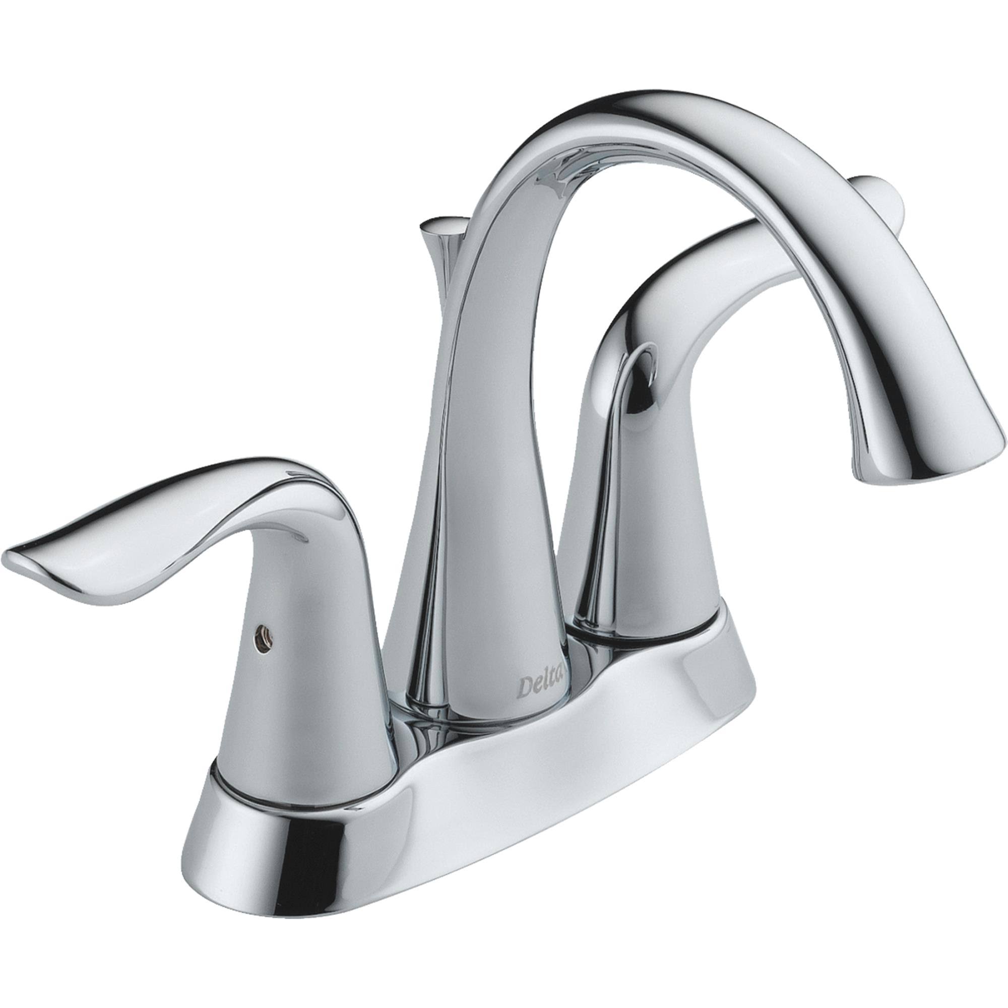 Delta 2538-MPU-DST Lahara Two Handle Centerset Bathroom Faucet, Chrome