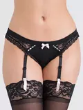 Lovehoney Seduce Me Crotchless Suspender Thong
