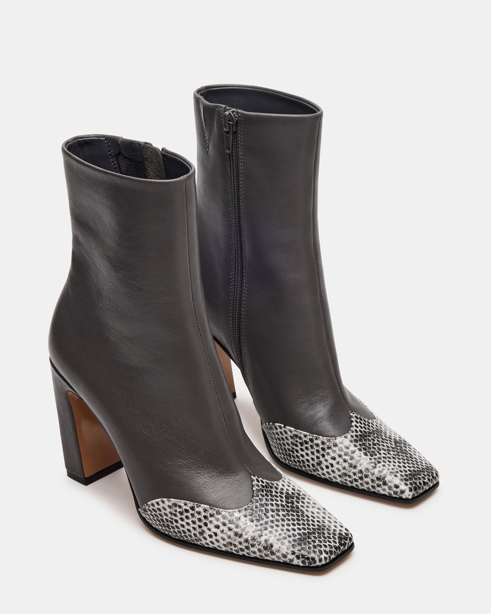 Lyle Grey Leather