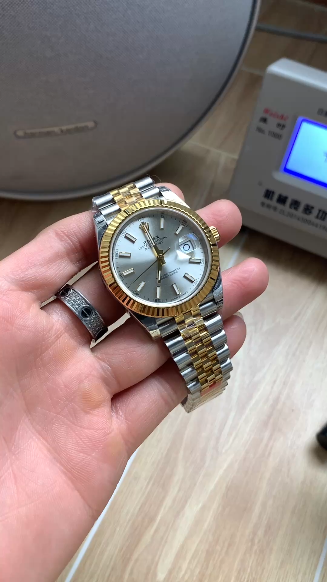 Rolex Datejust 41 Jubilee Bracelet Silver Dial M126333 0002 Men's Watch