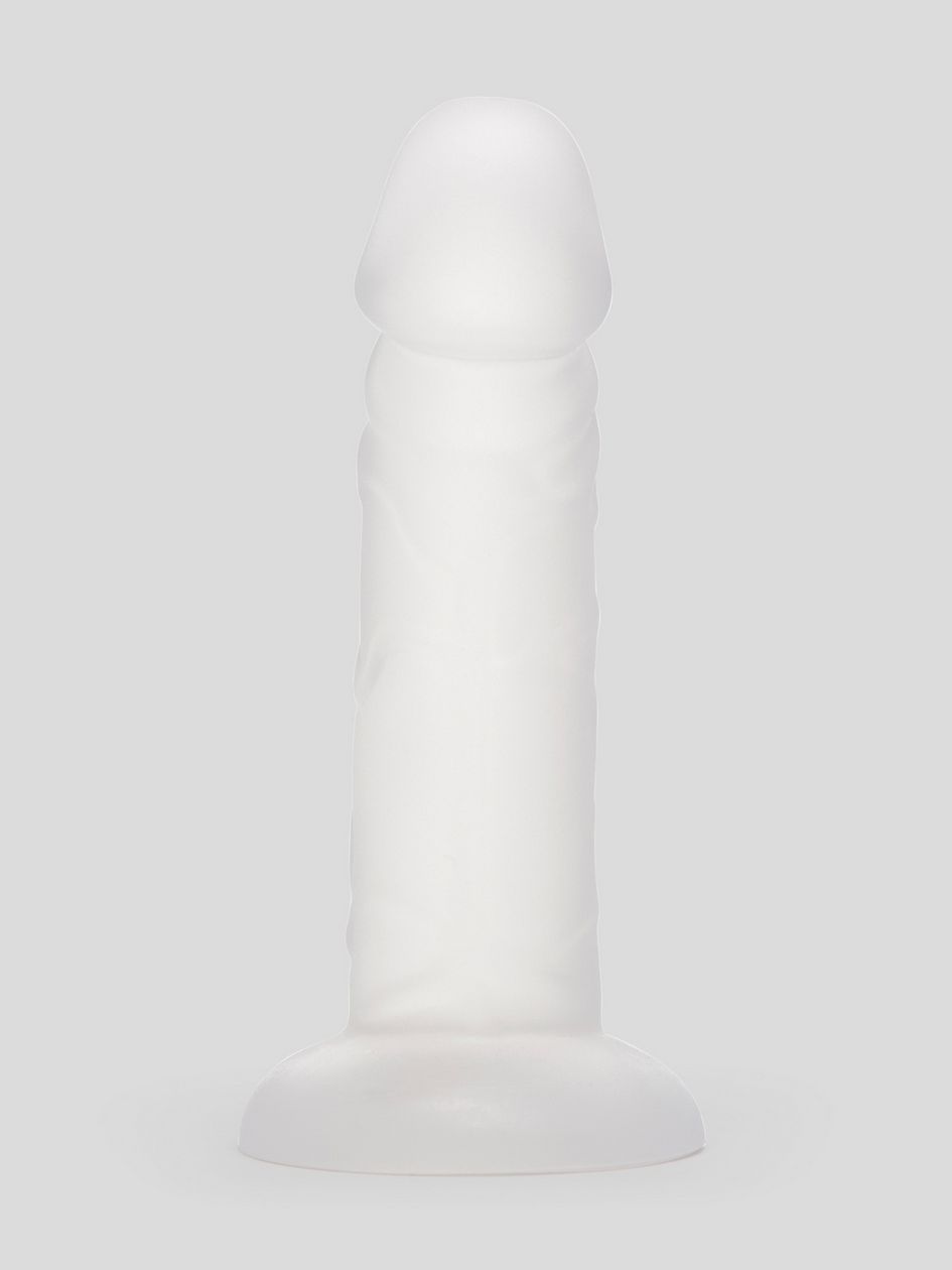 BASICS Clear Suction Cup Dildo 6 Inch