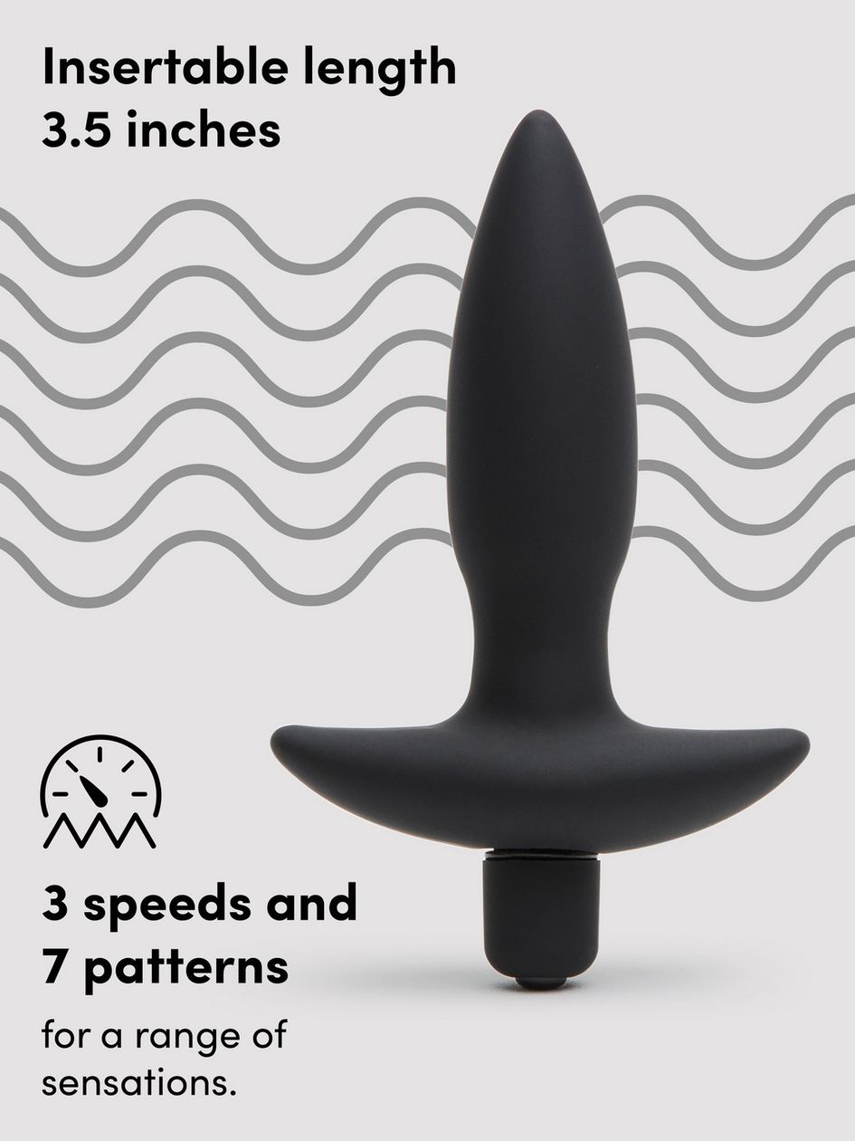 Lovehoney Butt Tingler 10 Function Vibrating Butt Plug 3.5 Inch
