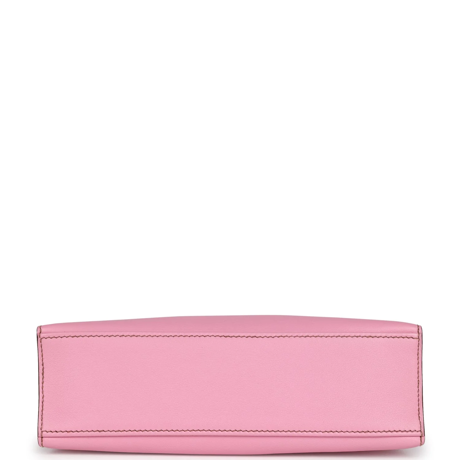 Hermes Kelly Pochette Bubblegum Swift Palladium Hardware