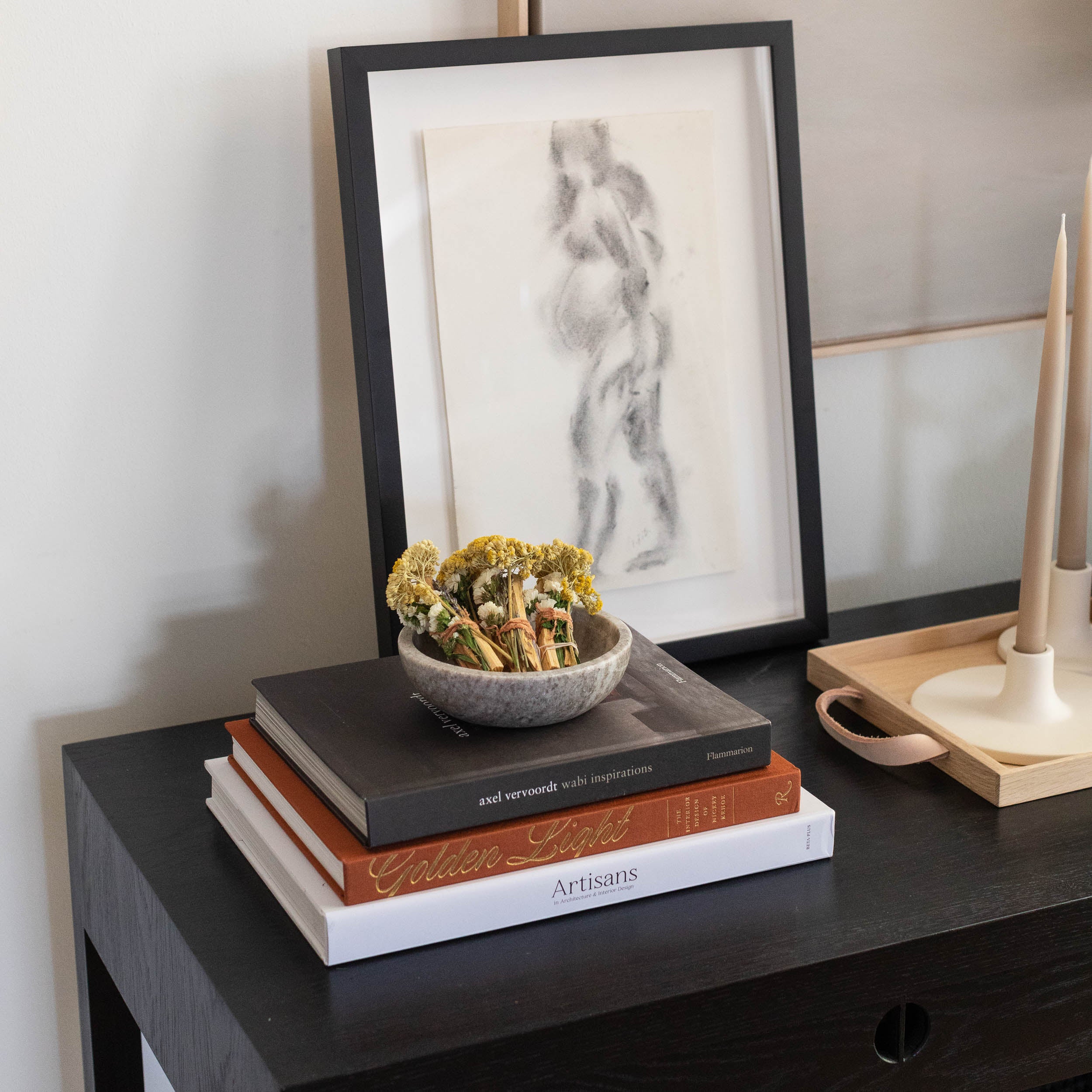 Brown Marble Bowl
