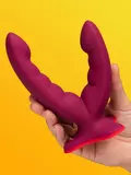 Fun Factory Ryde Red Double Ended Grinding Silicone Dildo