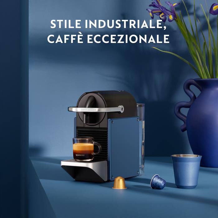 DE LONGHI - Macchina da caffè Pixie EN127.BL capsule Nespresso-blu