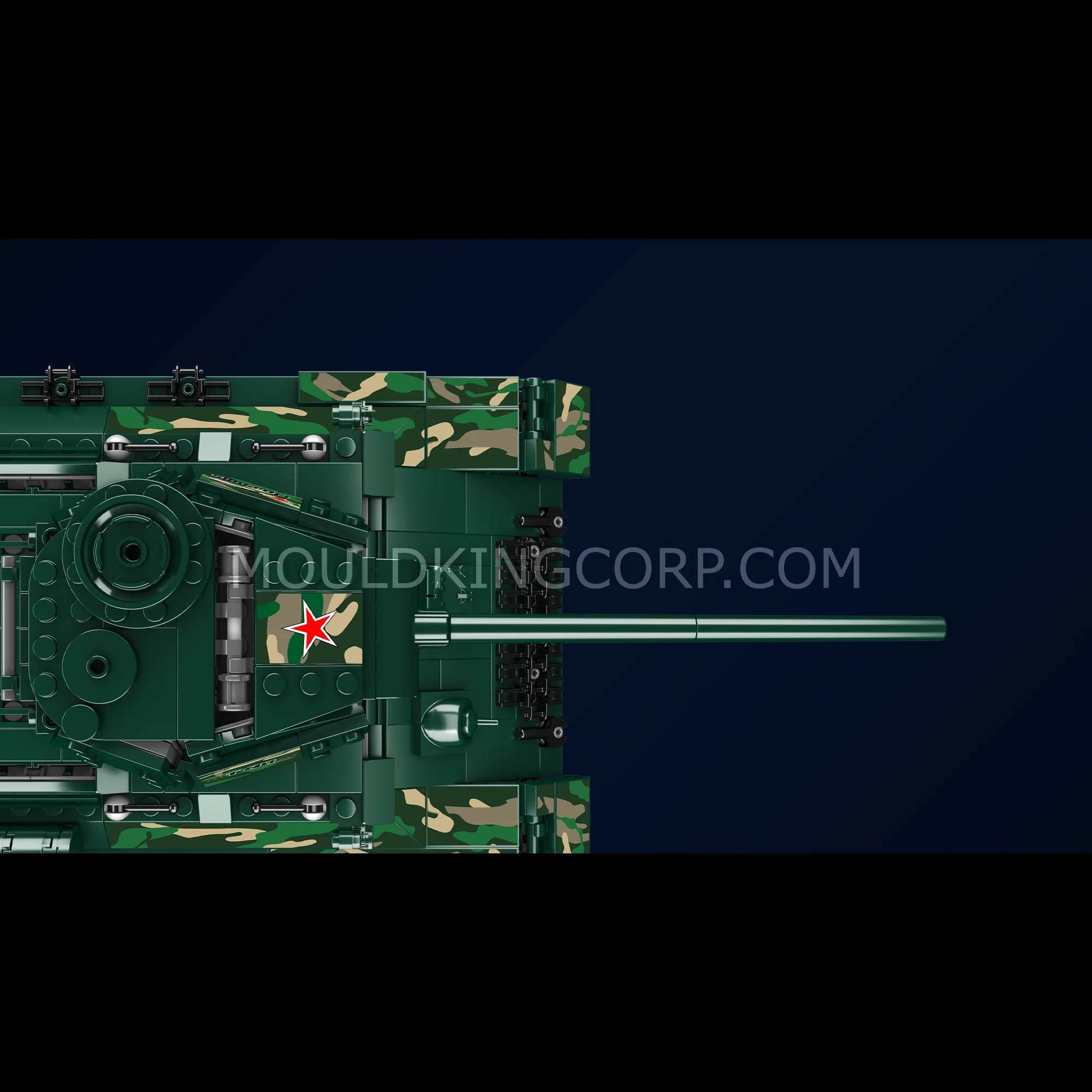 Mould King 20015 Soviet T-34 Tank Model Building Set | 800 PCS