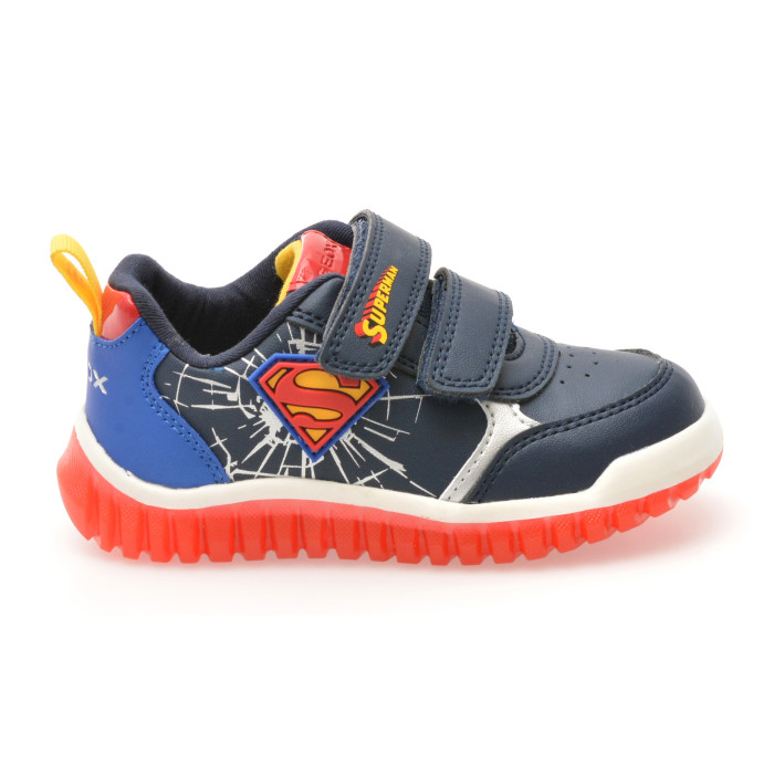 Pantofi sport GEOX bleumarin, B565ZB, din piele ecologica