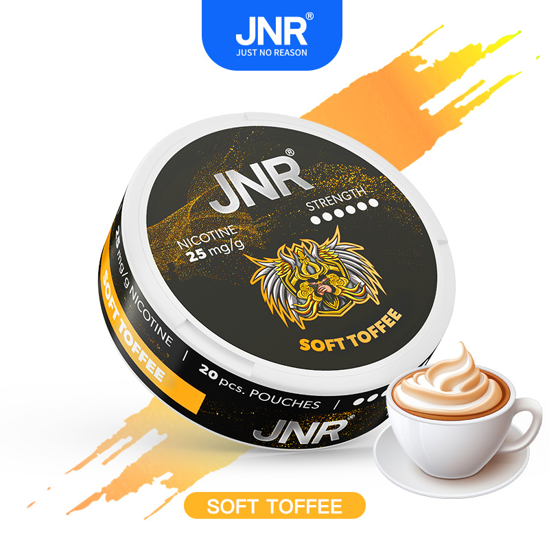 Soft Toffee -JNR Nicotine Pouches 25mg Nic
