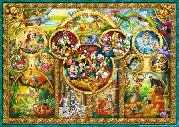 Jigsaw Puzzle The Best Disney Themes - 1000 Pieces Puzzle