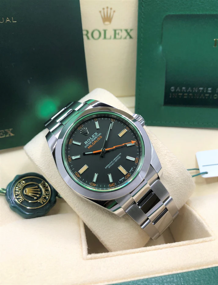 Rolex MILGAUSS Oyster, 40 mm, Oystersteel M116400GV