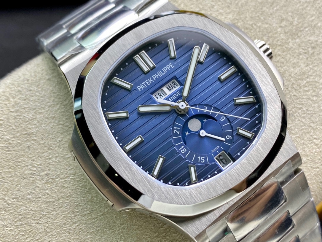 Patek Philippe Nautilus 5726 1A 001 40.5mm Stainless Steel Blue Dial Watch