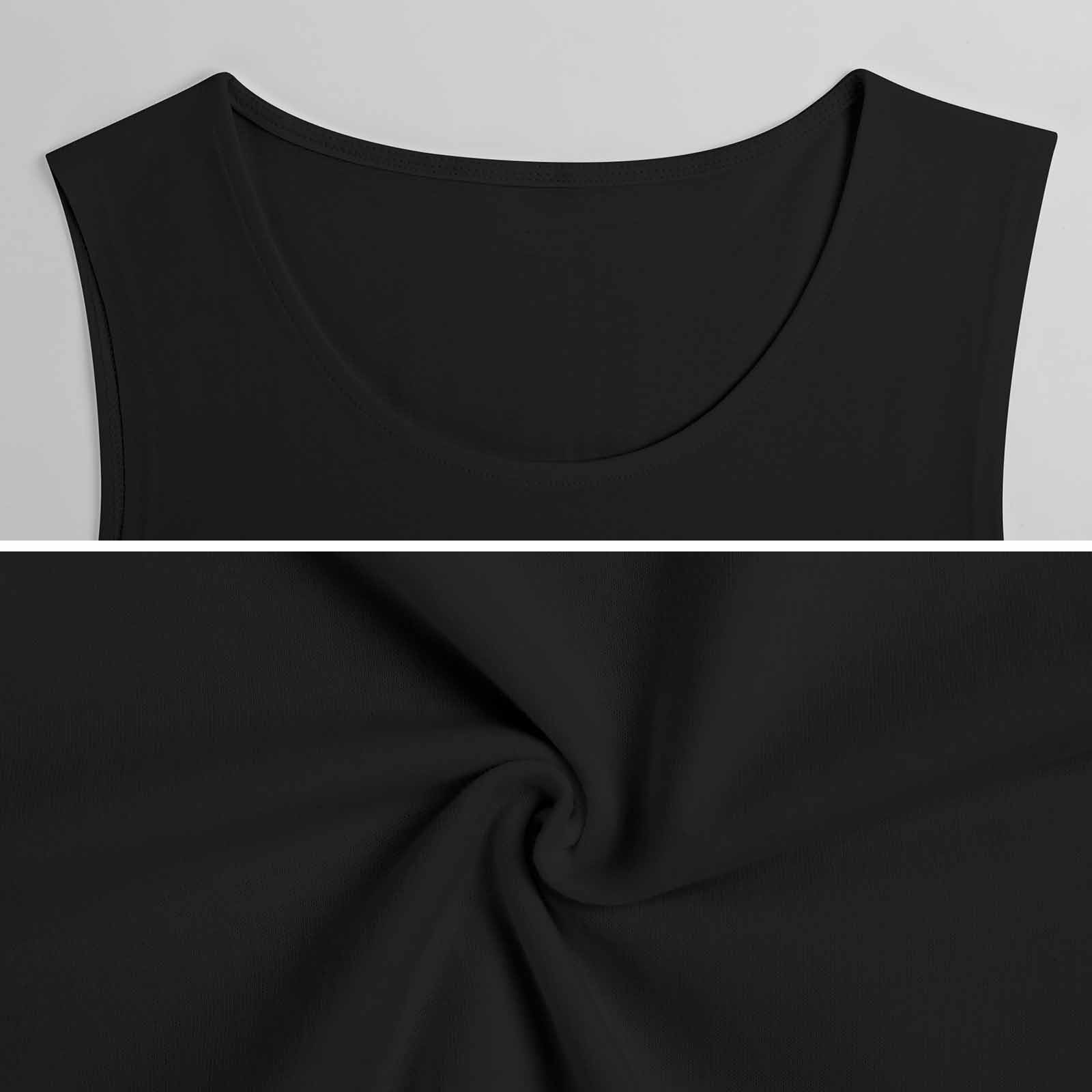 Personalized Custom Men’s 100% Cotton Sleeveless Vest