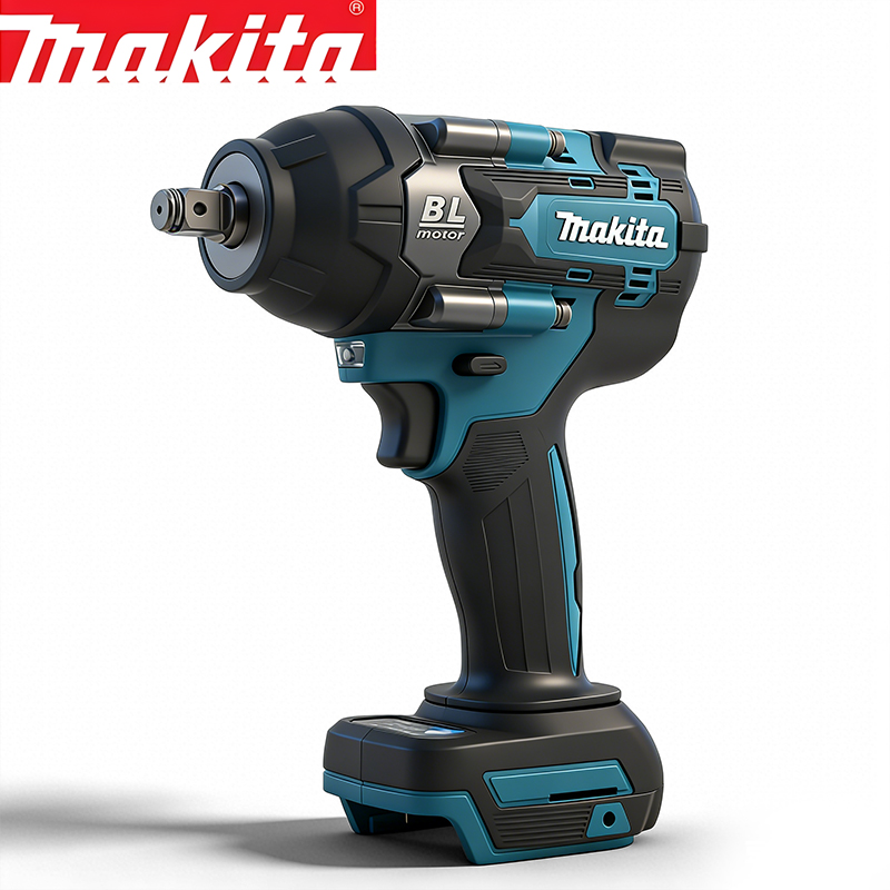 For DTW700 Industrial Grade Brushless 18V 1/2-Inch Cordless Impact Wrench 1000Nm Max Torque Lithium-Ion Battery Power Tool