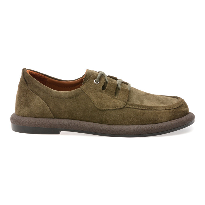 Mocasini GRYXX kaki, 1612900, din piele intoarsa
