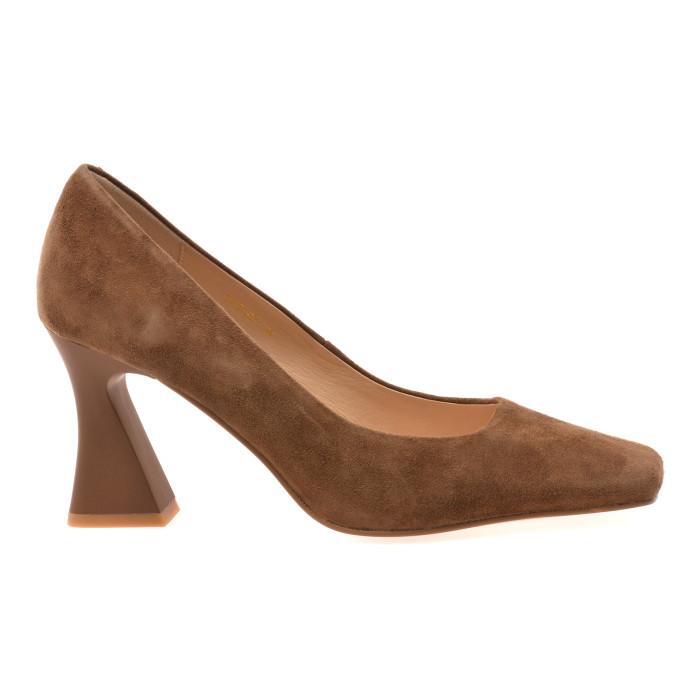 Pantofi eleganti EPICA maro, 5413, din piele intoarsa