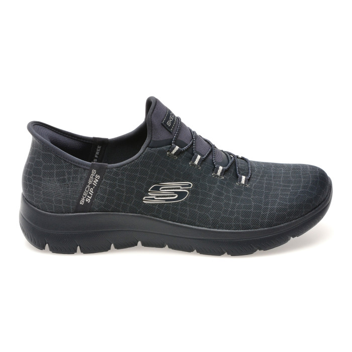 Pantofi sport SKECHERS bleumarin, SUMMITS, din material textil