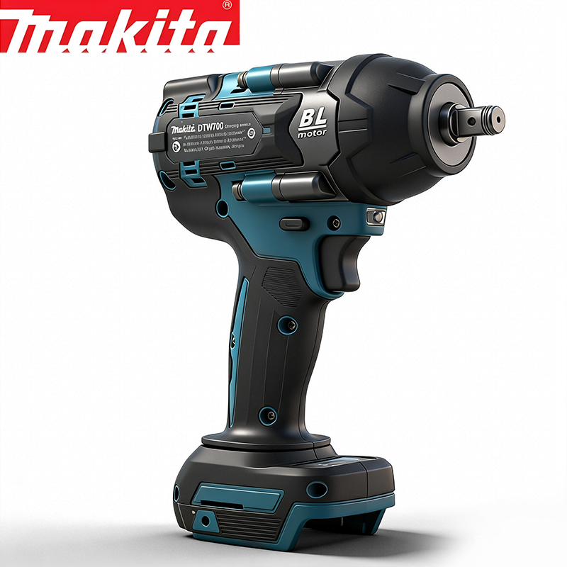 For DTW700 Industrial Grade Brushless 18V 1/2-Inch Cordless Impact Wrench 1000Nm Max Torque Lithium-Ion Battery Power Tool