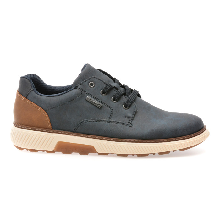 Pantofi sport RIEKER bleumarin, B3317, din piele ecologica