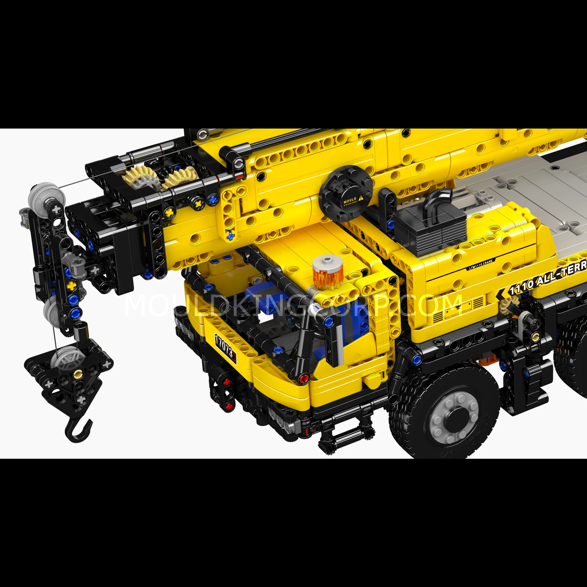 Mould King 17073/17074 LTM 1110 Mobile Crane Building Set | 3,218 Pcs