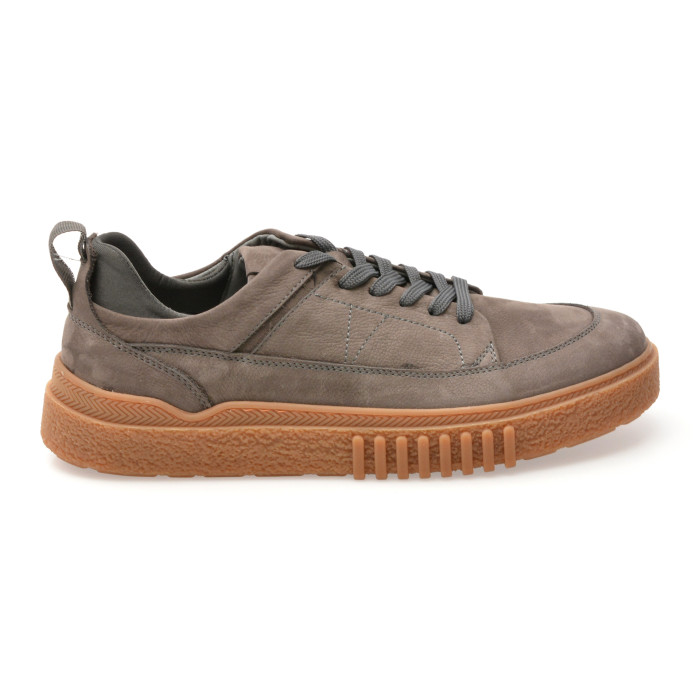 Pantofi sport GRYXX gri, M7609, din nabuc