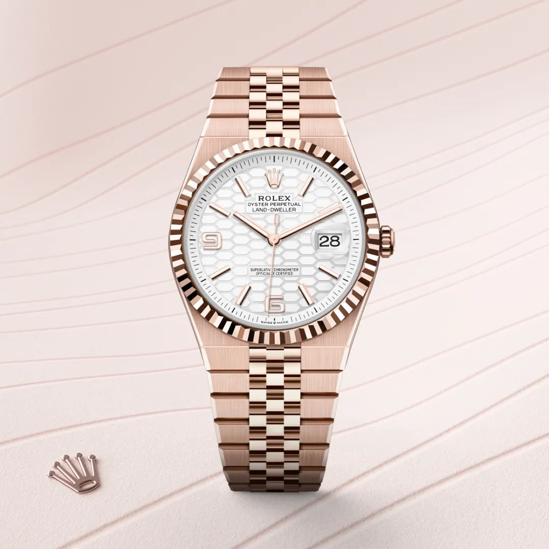 Rolex Land-Dweller 40 Oyster, 40 mm, Everose gold M127335-0001