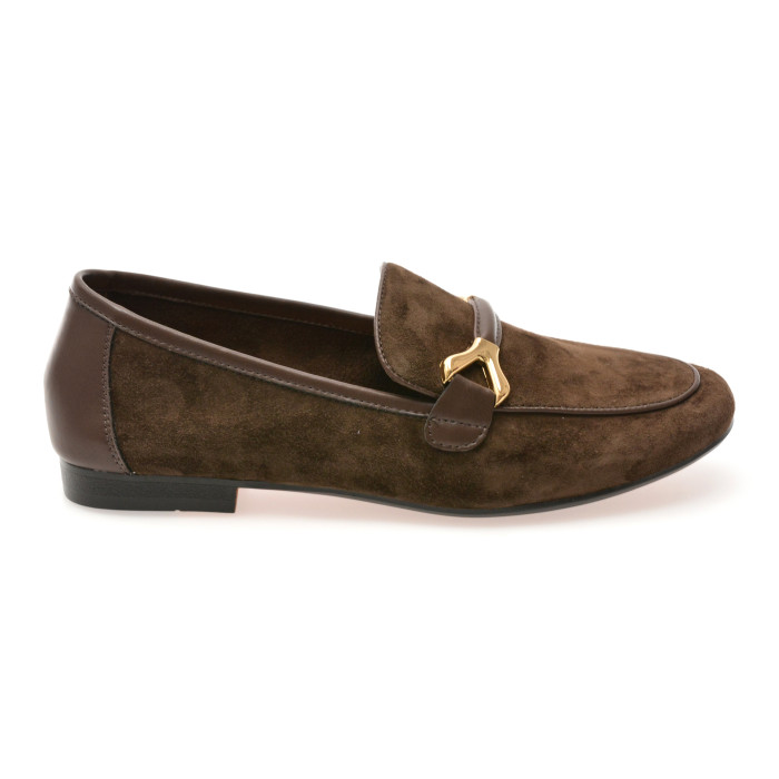 Mocasini EPICA maro, G45676, din piele intoarsa