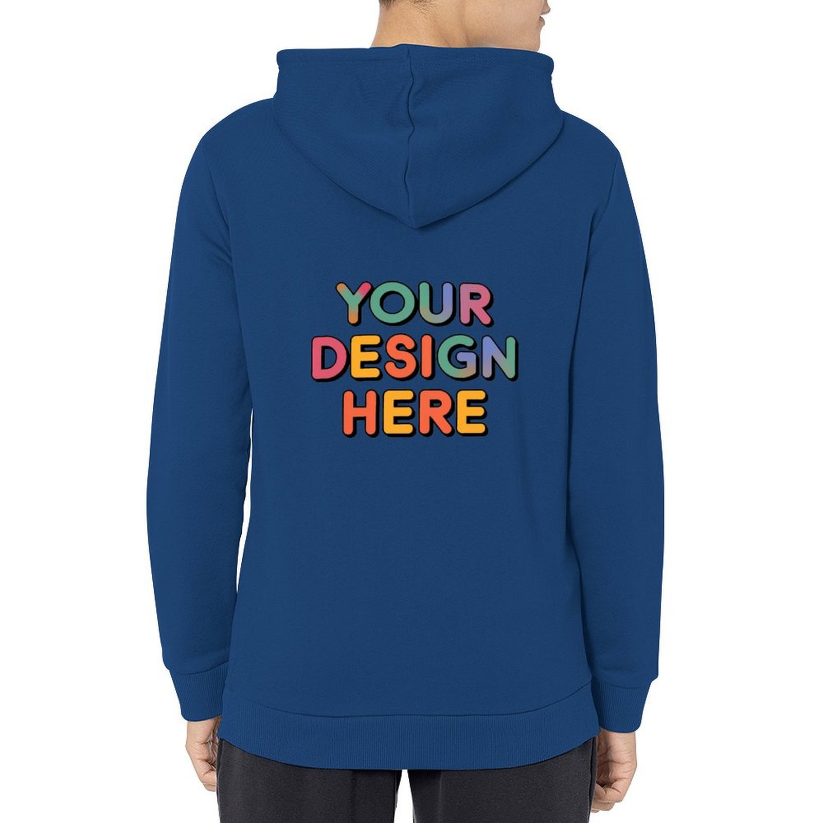 Customized Men’s Hoodie (With Pocket / Back Print)