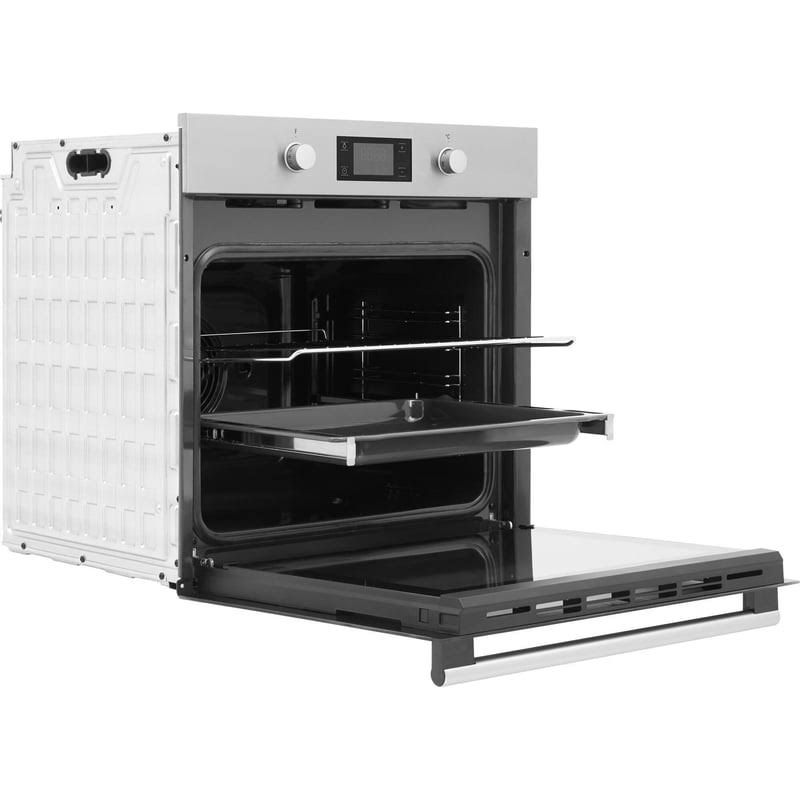 Horno multifunción - Hotpoint FA2 841 JH IX HA, Cable de corriente, Sí, 71 l, 551 mm, Acero inoxidable