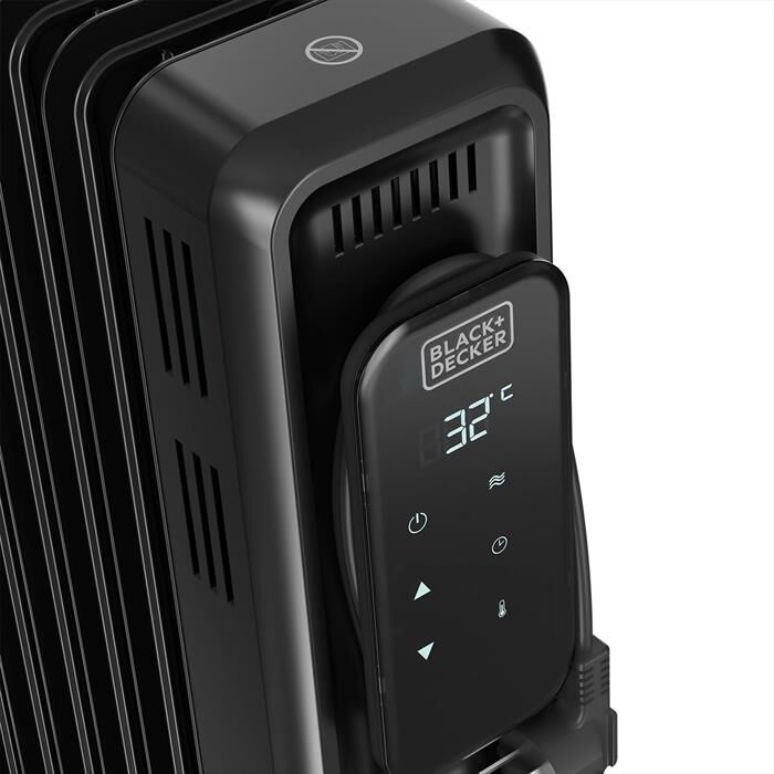 BLACK & DECKER - Radiatore elettrico ad olio 2500W BXRA2501E-NERO