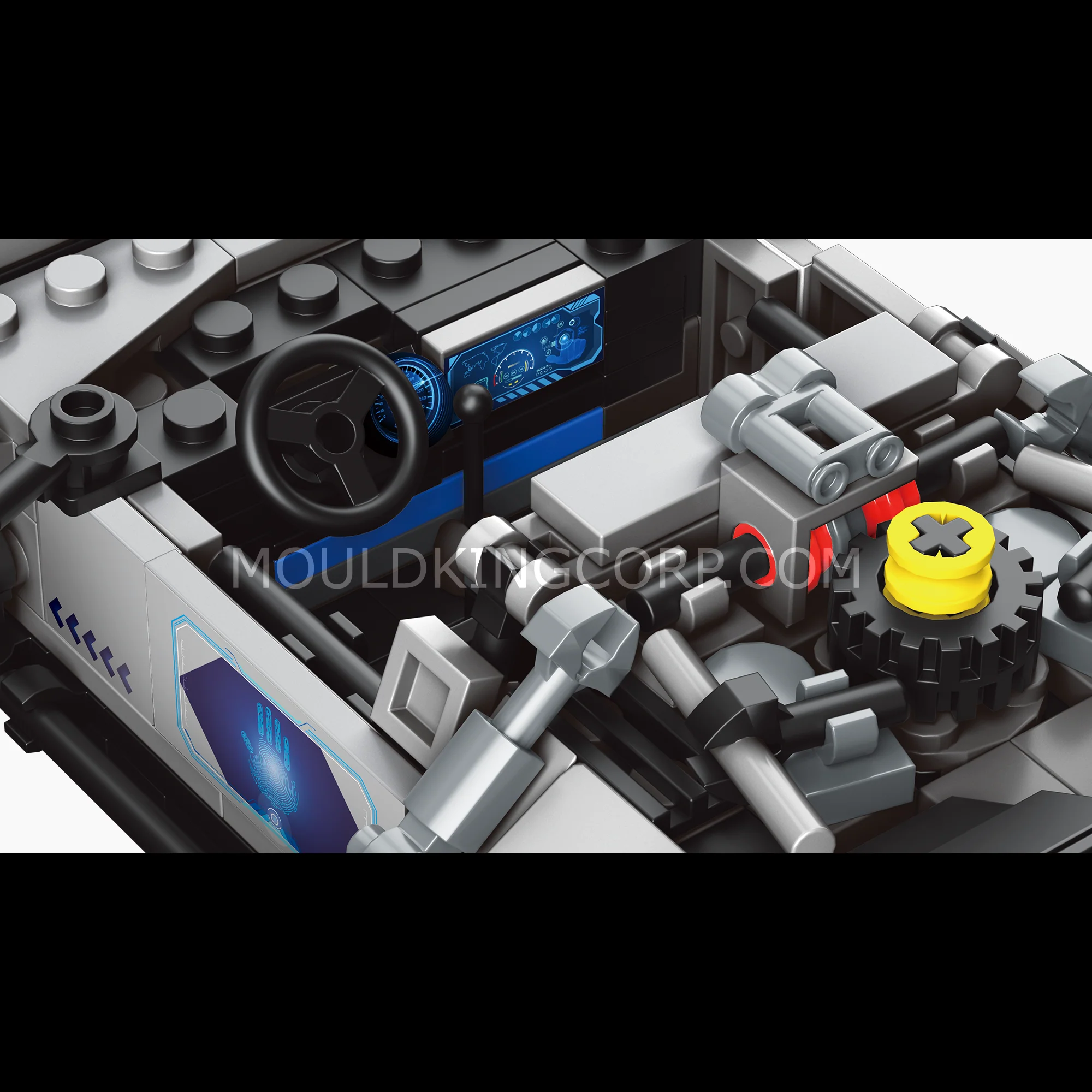 Mould King 27019 DeLorean Time Machine Model Car to Build | 392 PCS