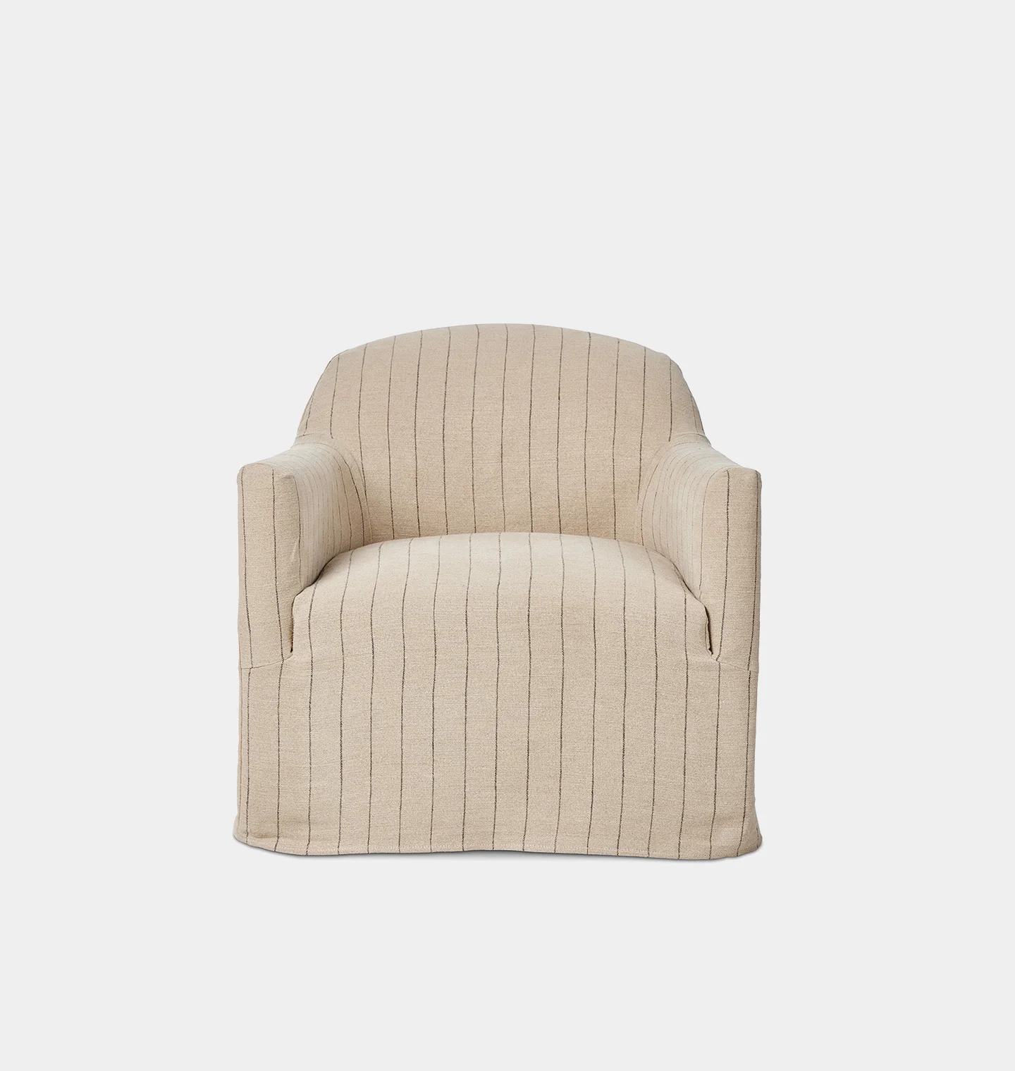 Lowell Slipcover Swivel Chair