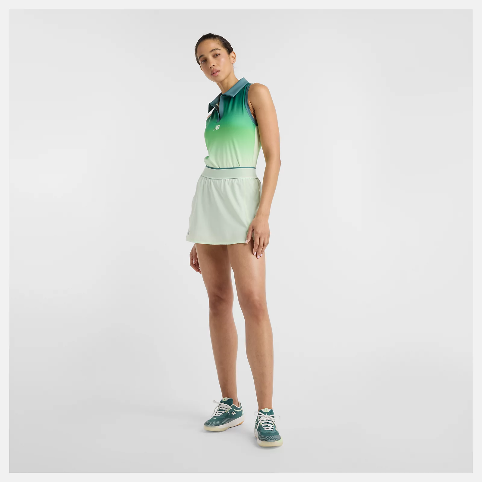 Printed Collared Tournament Tank