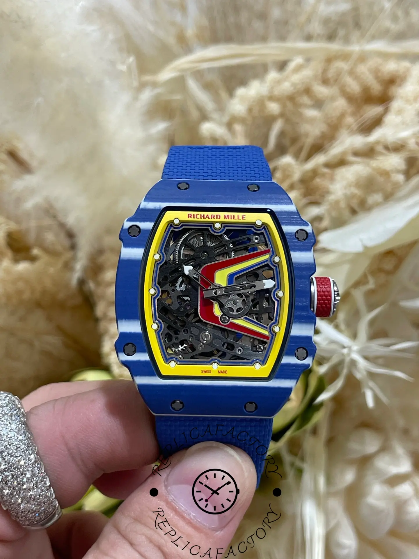 Super Clone Richard Mille RM 67-02 Fernando Alonso Azul