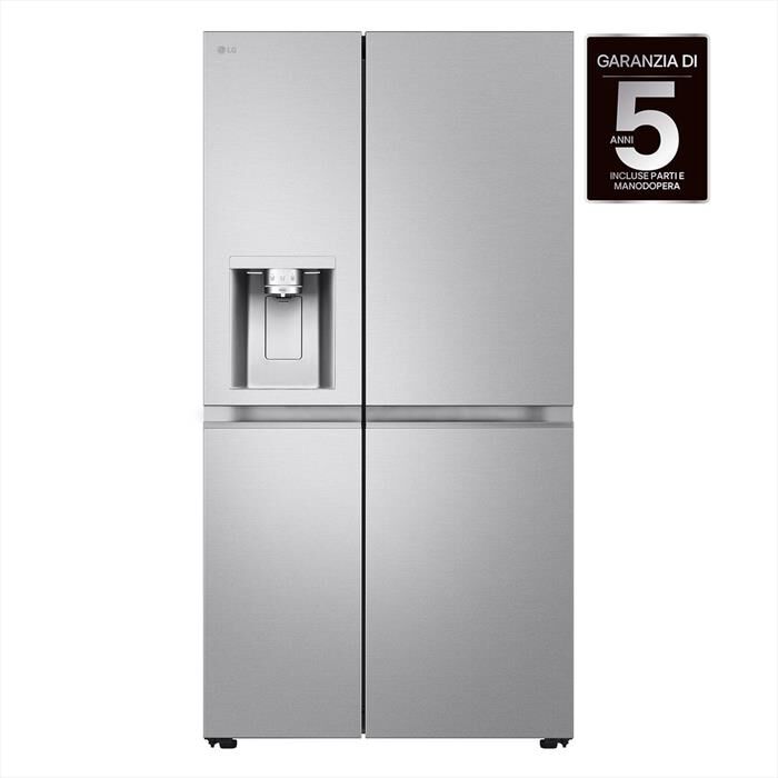 LG - Frigorifero side by side GSLE91MBAC Classe C 628L-Metal Sorbet