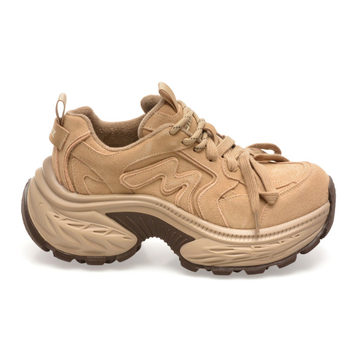Pantofi sport GRYXX bej, 1899, din piele intoarsa