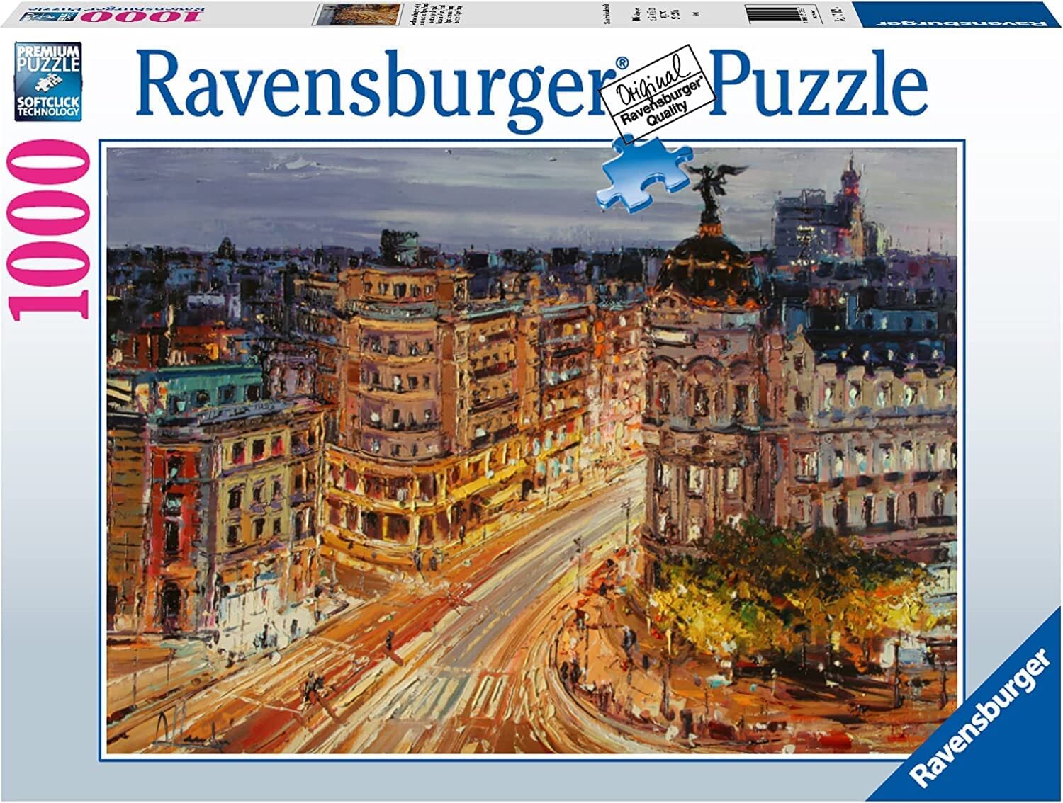 Gran Via, Madrid 1000 Piece Puzzle