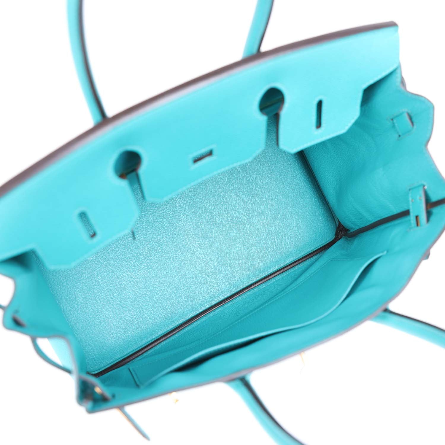 Hermes Birkin 30 Bleu Paon Epsom Gold Hardware