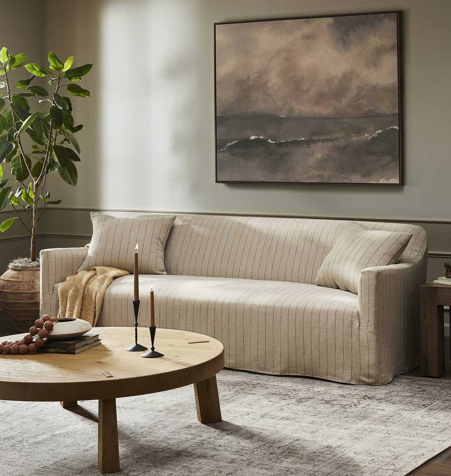 Lowell Slipcover Sofa 96