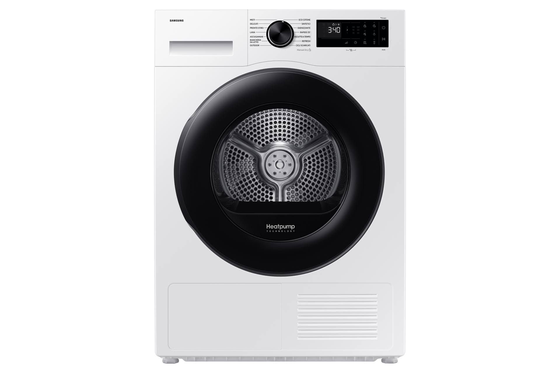 Asciugatrice Samsung Crystal EcoDry 9 Kg dv90dg52a0aeet