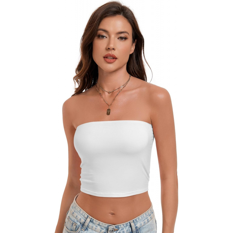 AURETOP Women's Strapless Tube Top