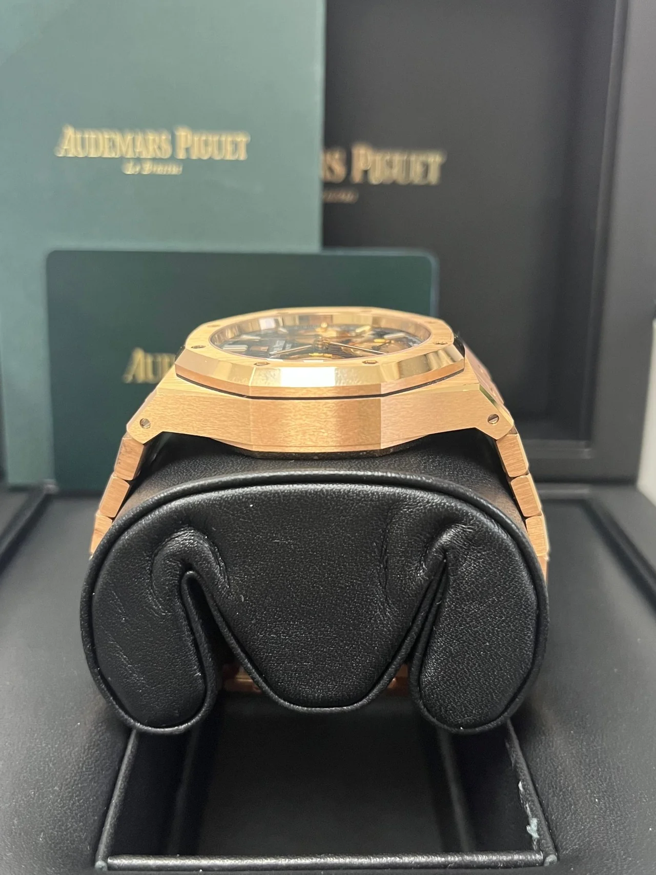 ROYAL OAK Pink Gold Blue Dial CHRONOGRAPH 41mm
