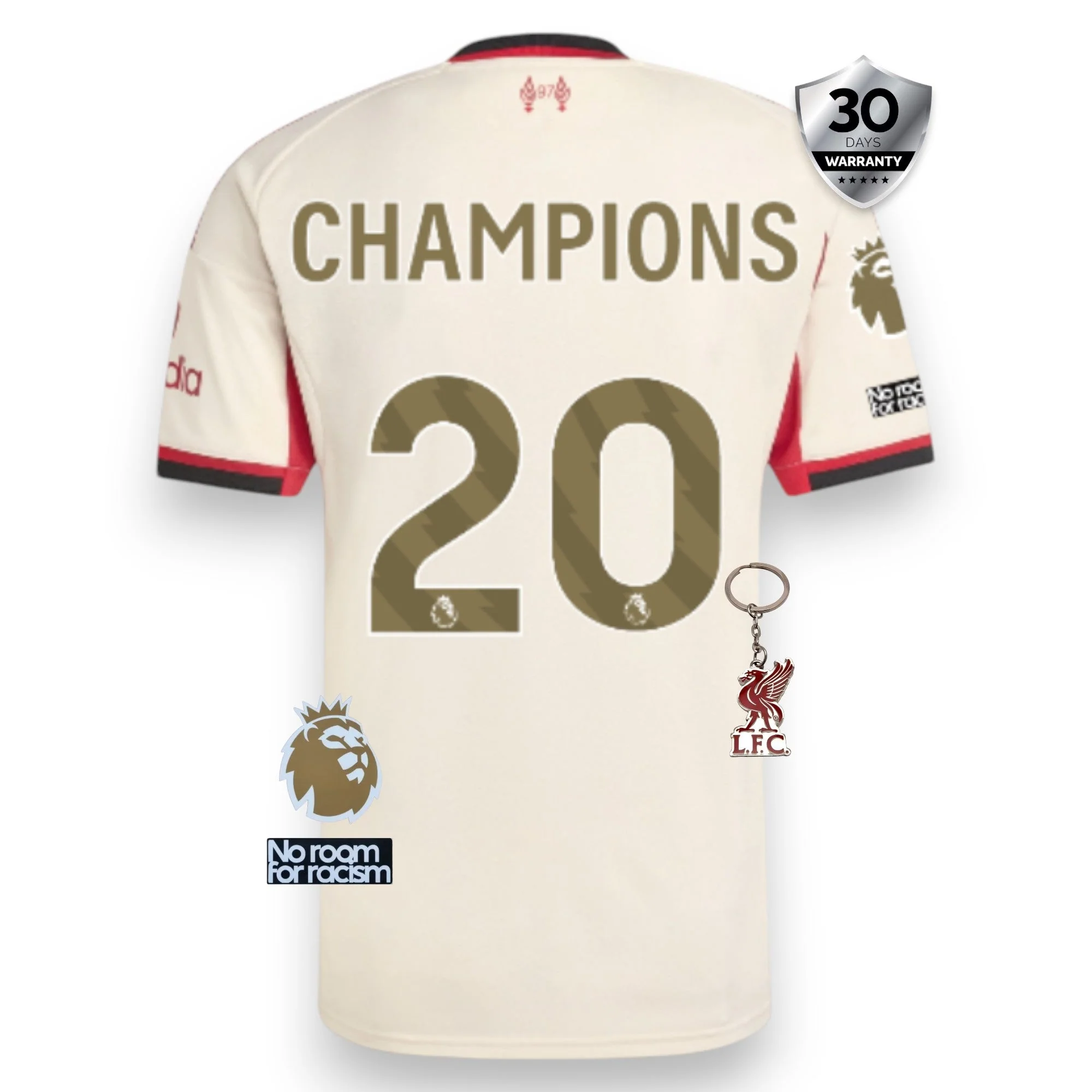 Liverpool Away Jersey 2025/26 - CHAMPIONS #20