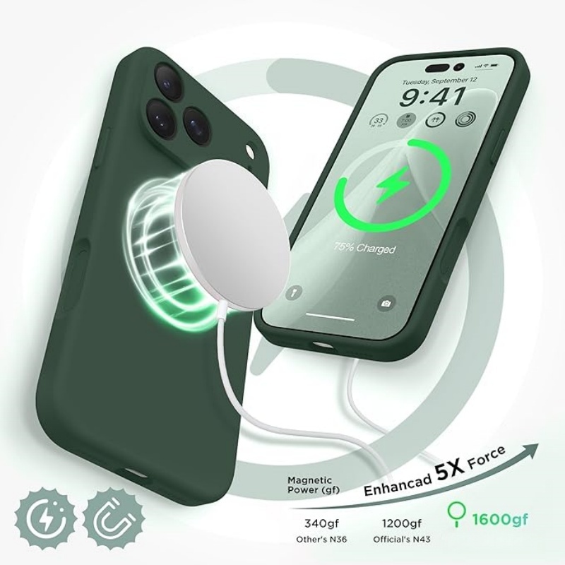 SHELLOOM Magnetic for iPhone 17 Pro Max Case