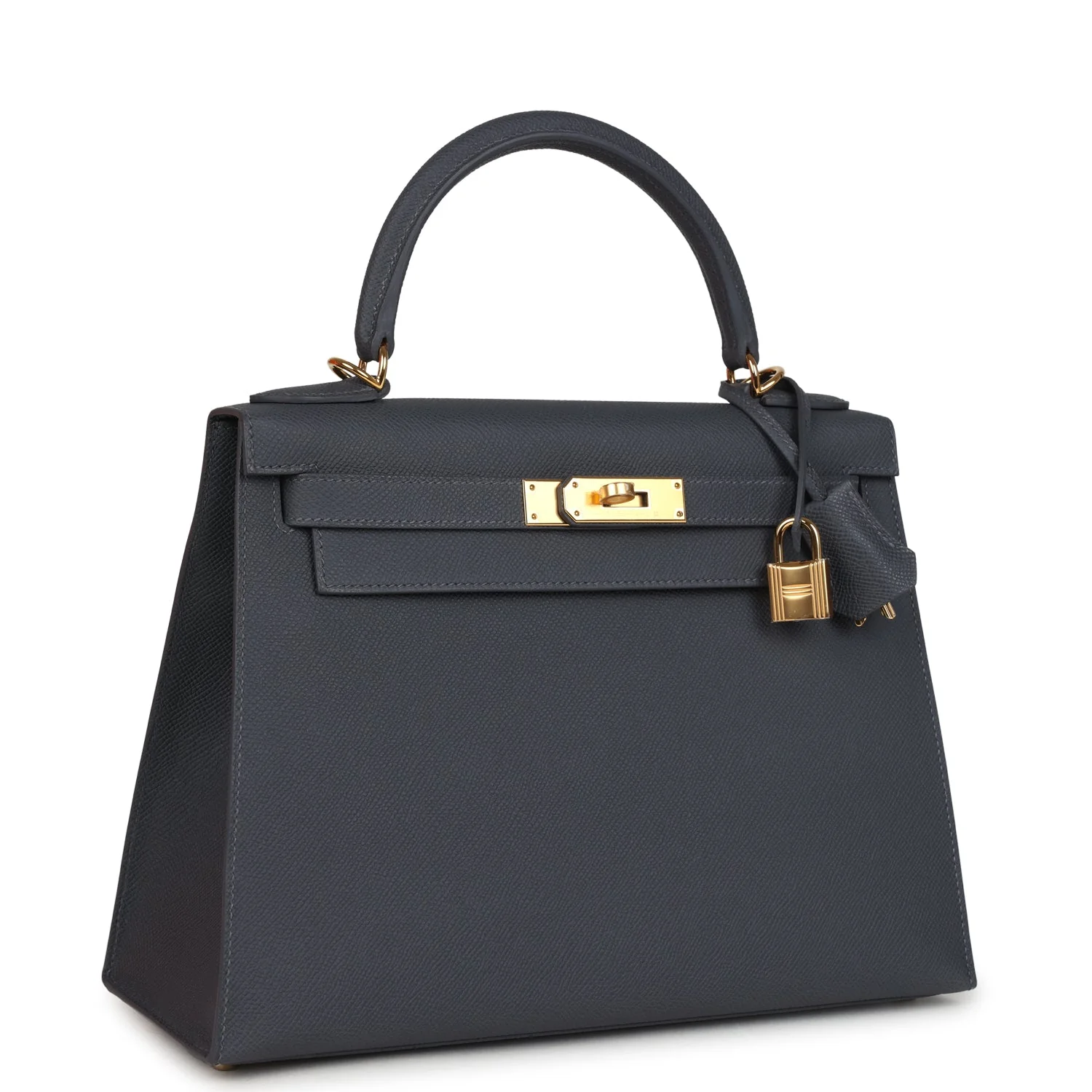 Hermes Kelly Sellier 28 Ardoise Epsom Gold Hardware
