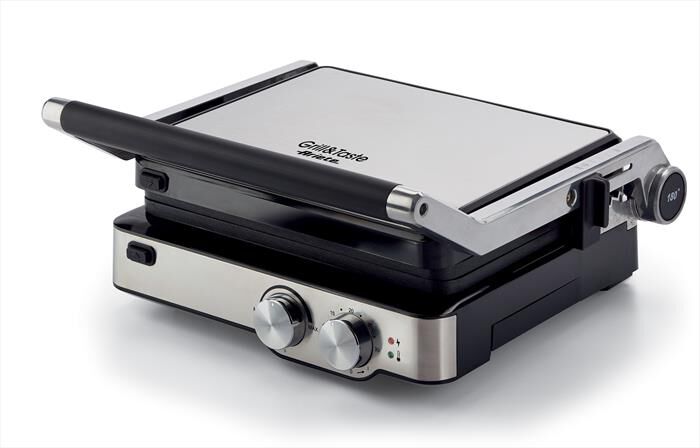 ARIETE - Griglia elettrica GRILL & TASTE 1918-nero, acciaio inossidabile