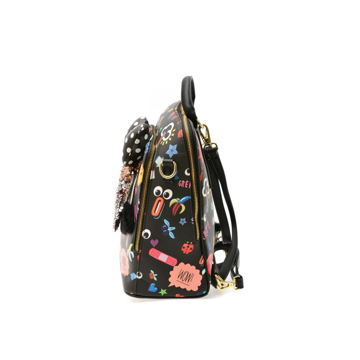 Rucsac GRYXX negru, 2742, din piele ecologica